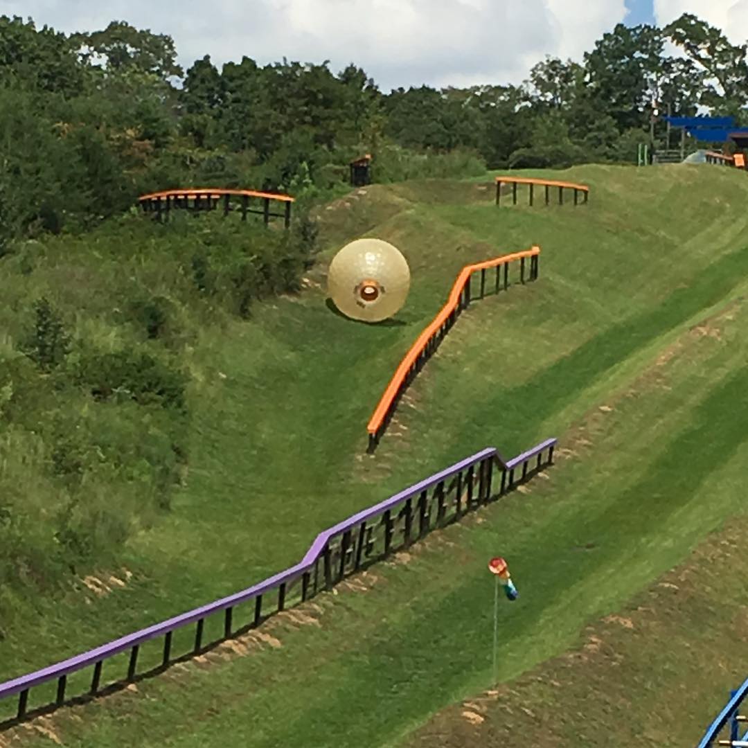 The Outdoor Gravity Park In Tennessee Is The Only Zorbing